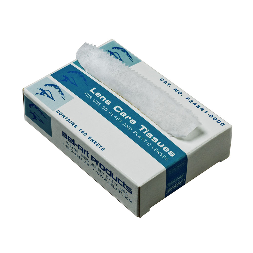 BelArt SiliconFree Lens Cleaning Tissues Lab Equipment